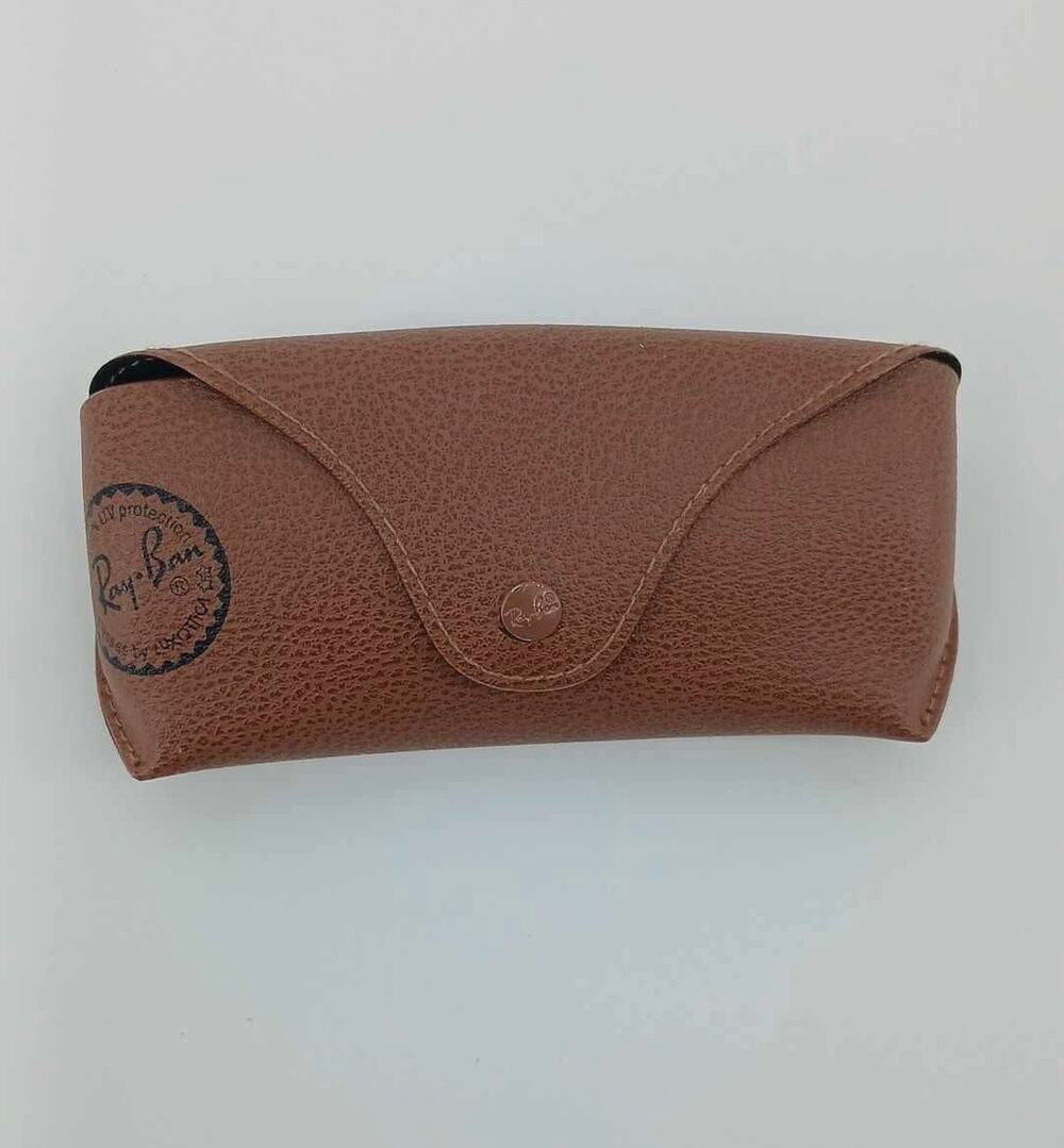 Ray Ban , brown glasses case, sunglass case
